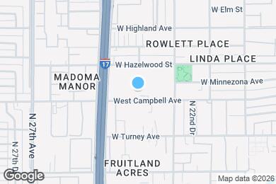 Map image of the property - 2408 West Campbell Ave