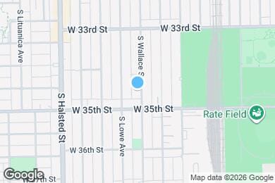 Map image of the property - 3434 S Wallace St