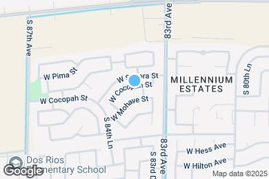 Map image of the property - 8329 W Cocopah St