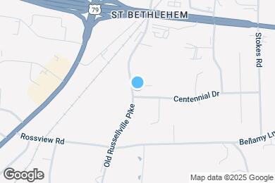 Map image of the property - 201 Centennial Dr