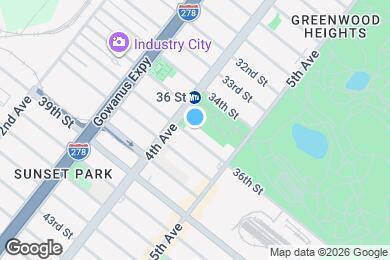Map image of the property - Room in Shared 5 bed/2 bath home in Sunset Park