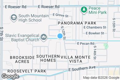 Map image of the property - 1114 E Fraktur Rd