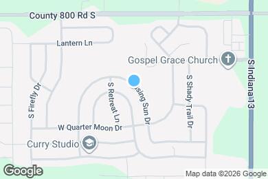 Map image of the property - 8243 S Rising Sun Dr