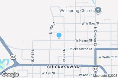 Map image of the property - 1610 Hearn St