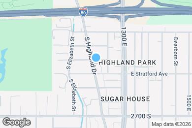 Map image of the property - 2543 Highland Dr