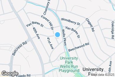 Map image of the property - 6705 Forest Hill Dr
