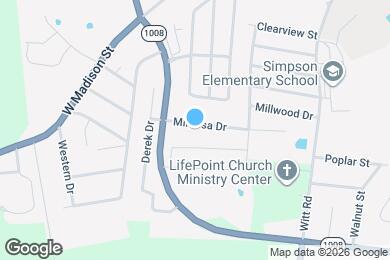 Map image of the property - 617 Mimosa Dr