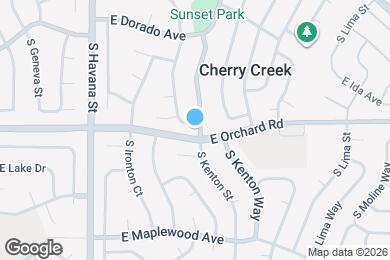 Map image of the property - 5843 S Jamaica Way