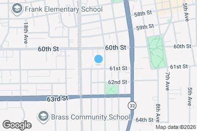 Map image of the property - 1112 61st St