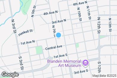 Map image of the property - 705 1st Ave N