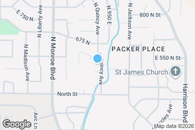 Map image of the property - 521 N Quincy Ave