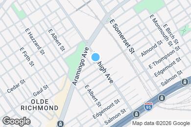 Map image of the property - 2516 E Lehigh Ave