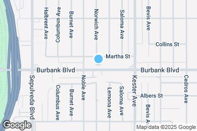Map image of the property - 15029 Burbank Blvd