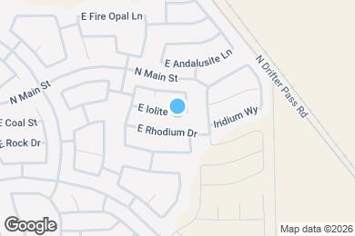 Map image of the property - 5019 E Iolite St
