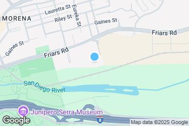 Map image of the property - 5895 Friars Rd