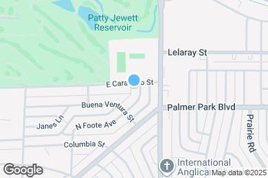 Map image of the property - 1638 N Foote Ave