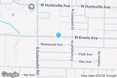 Map image of the property - 2013 W Emma Ave