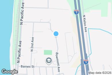 Map image of the property - 1641 Bowmont Ave