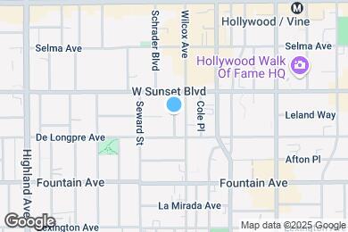 Map image of the property - 1427 N Hudson Ave