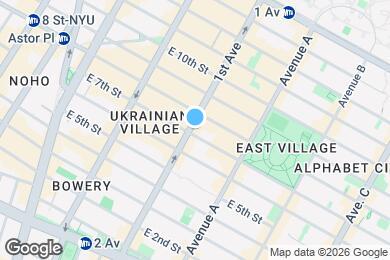 Map image of the property - 120 1/2 1ST AVE (ST MARKS & 7TH ST) #1