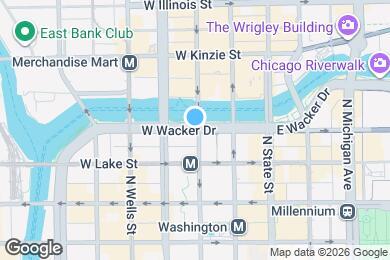 Map image of the property - 109 W Wacker Dr