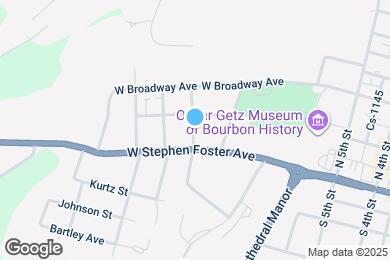 Map image of the property - 109 N Kennett Ave
