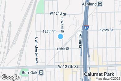 Map image of the property - 12524 S Wood St, Calumet Park, IL