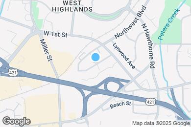 Map image of the property - 1937 Hinshaw Ave