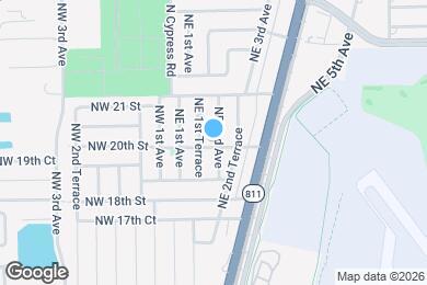 Map image of the property - 161 NE 20th St