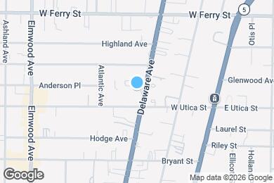 Map image of the property - Delaware Court Apartments