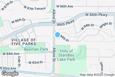 Map image of the property - 8433 Zinnia Ct