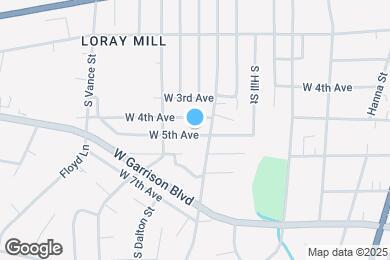 Map image of the property - 1004 W 5th Ave