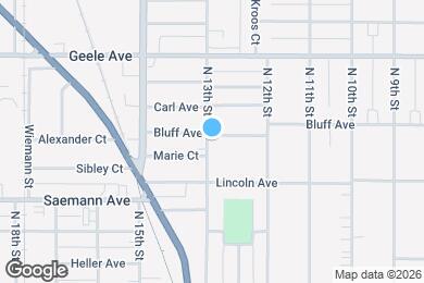 Map image of the property - 1941 N 13th St
