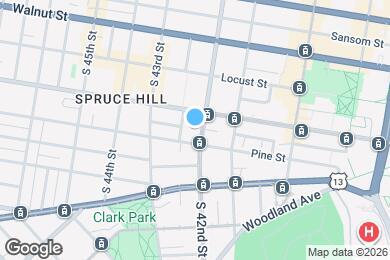 Map image of the property - 322 S 42nd St