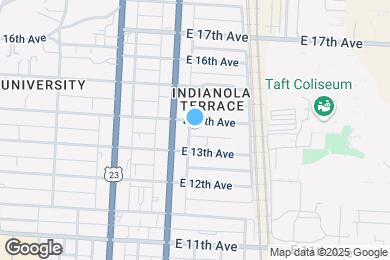 Map image of the property - 357 E 14th Ave