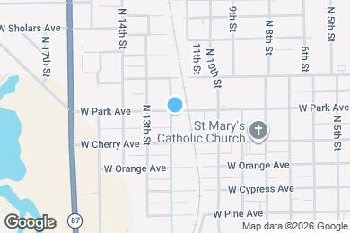 Map image of the property - 1211 W Park Ave