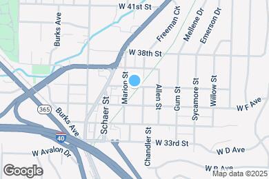Map image of the property - 814 W 36th St