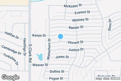 Map image of the property - 422 Vincent St