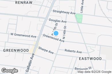 Map image of the property - 1305 Greenwood Ave