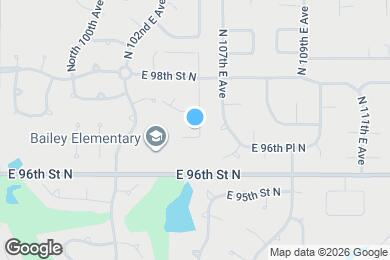 Map image of the property - 10419 E 96th Pl N
