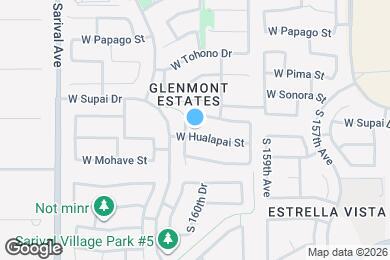 Map image of the property - 16042 W Hualapai St