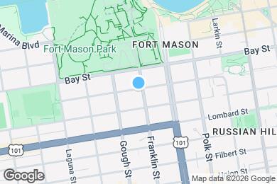 Map image of the property - 1305 Francisco St