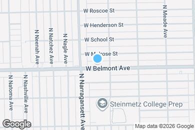 Map image of the property - 6324 W Belmont Ave