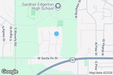 Map image of the property - 260 N Pecan St