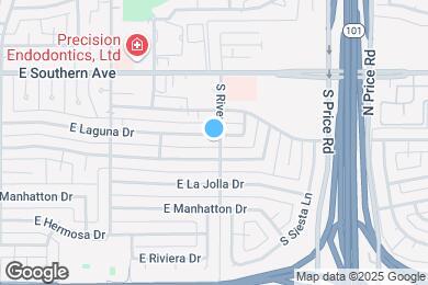 Map image of the property - 2091 E Laguna Dr