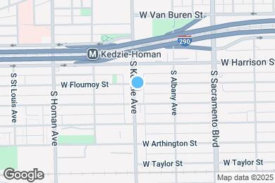 Map image of the property - 709 S Kedzie Ave