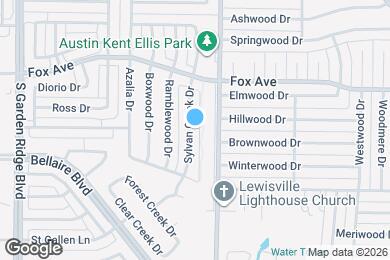 Map image of the property - 927 Sylvan Creek Dr