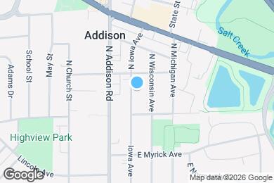 Map image of the property - 25 N Iowa Ave