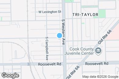 Map image of the property - 2413 W Taylor St