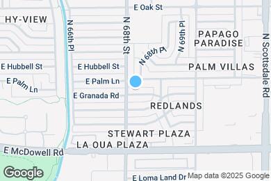Map image of the property - 6810 E Granada Rd